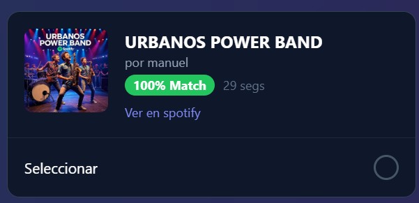 Selección de playlists
