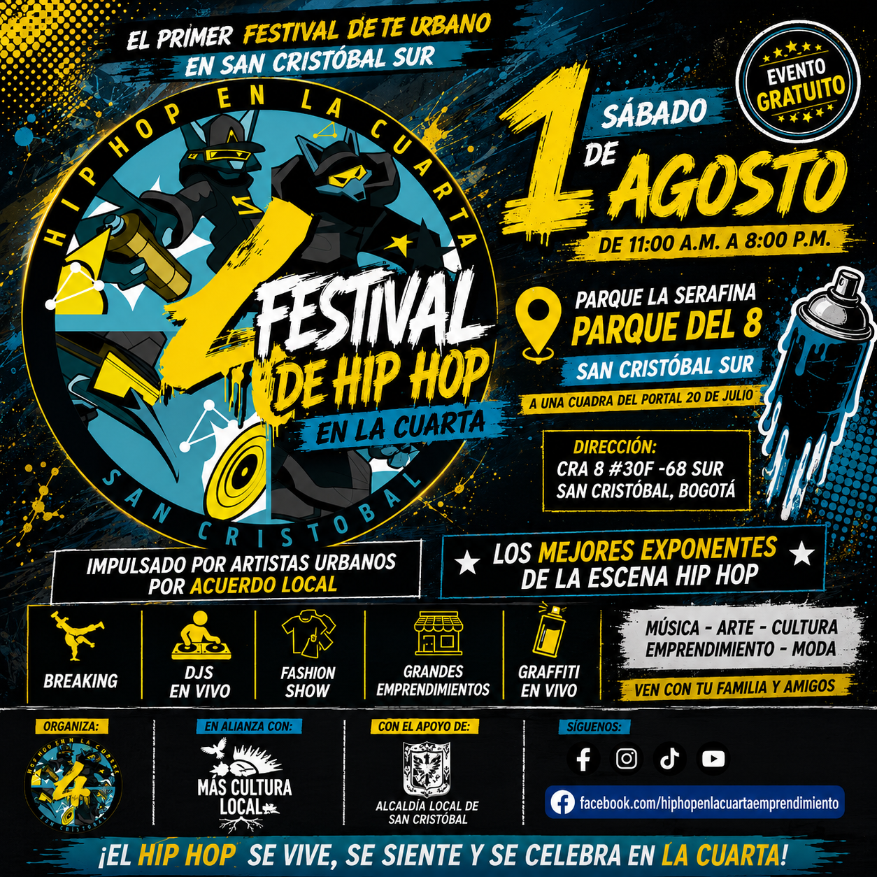 Festival Hip Hop en la Cuarta